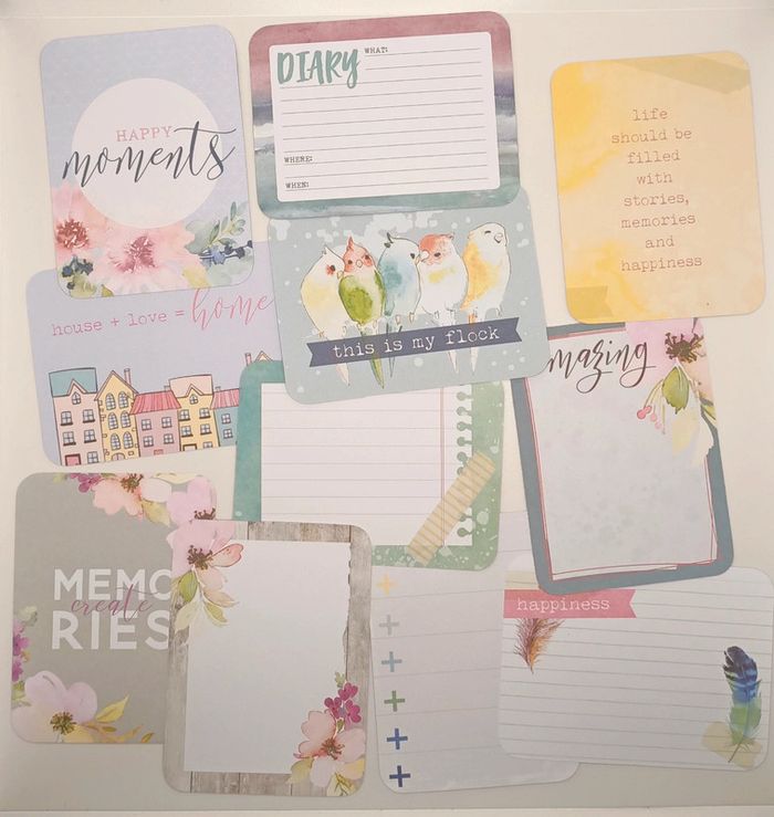 Scrapbooking die cuts cartes project life - photo numéro 8