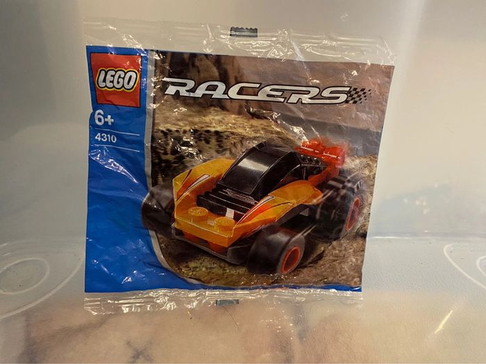 Lego 4310 sachet polybag orange racer, drome racers