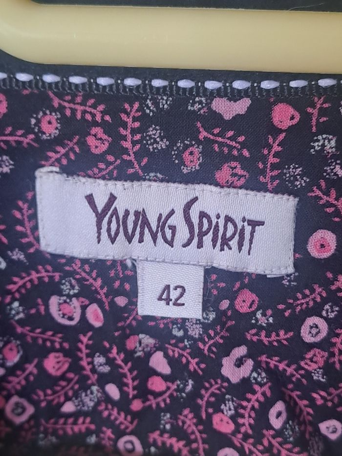 Blouse / Chemise rose Young Spirit Taille 42 - photo numéro 5