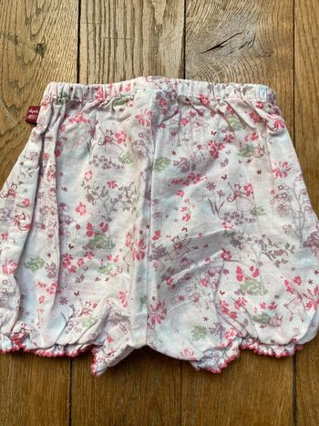 Bloomer / short Petit Bateau 12 mois fleuri