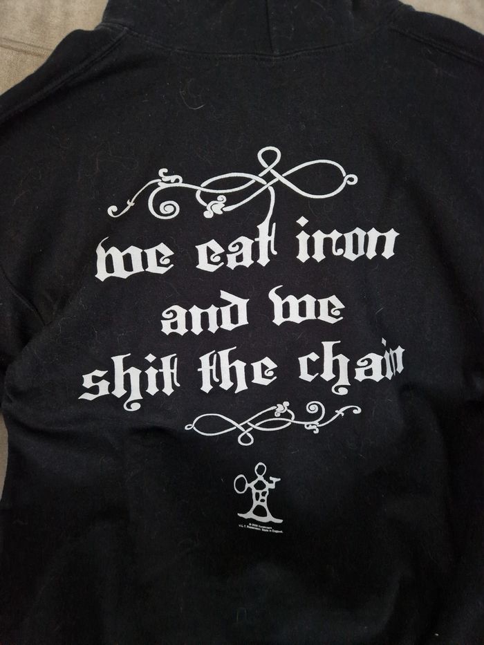 Sweat homme noir avec inscription blanche, Gildan - photo numéro 10