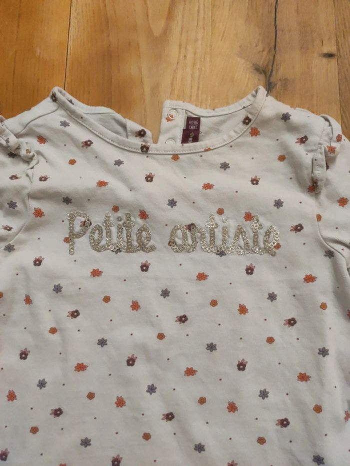 Tee shirt manches longues 3 ans sergent major - photo numéro 2