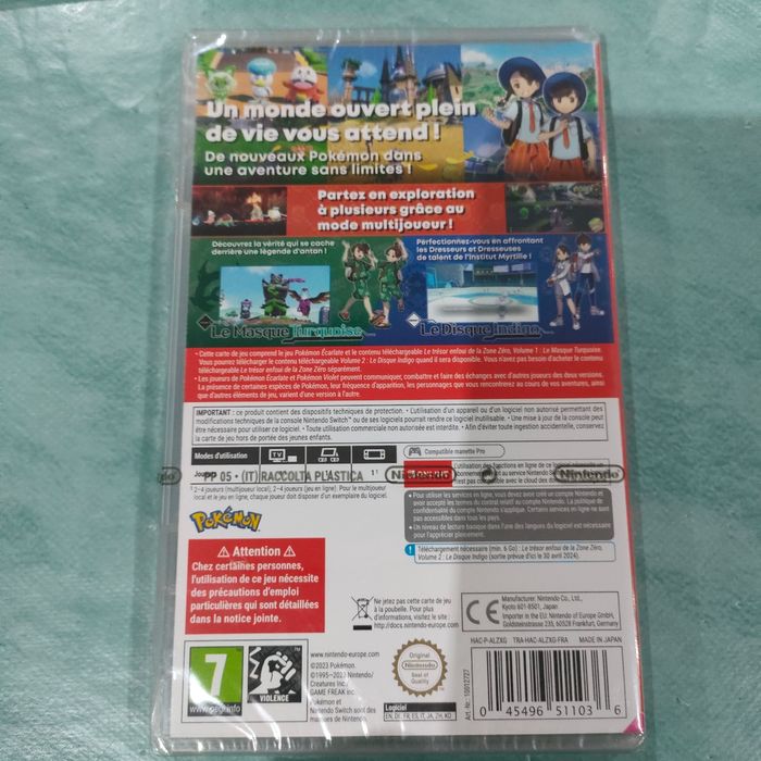 Pokémon écarlate Nintendo Switch neuf - photo numéro 2