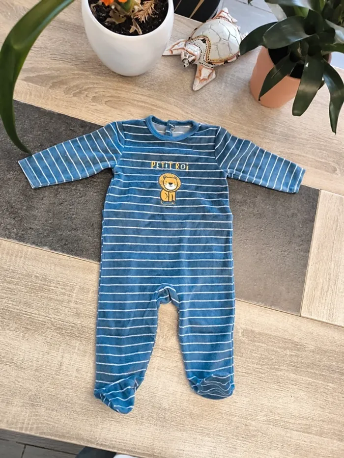 Pyjama garçon 6 mois Mes Petits Cailloux - photo numéro 2