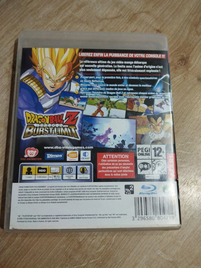 Dragon ball z burst limit ps3 - photo numéro 2
