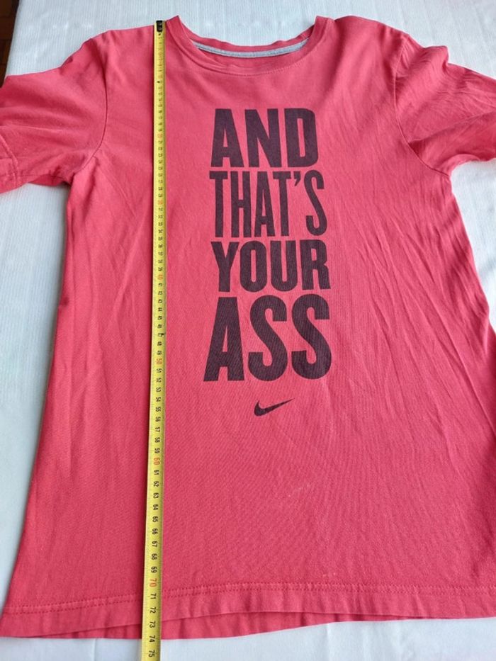 Tee-shirts Nike Coupe droite And That's Your Ass Taille S - photo numéro 4