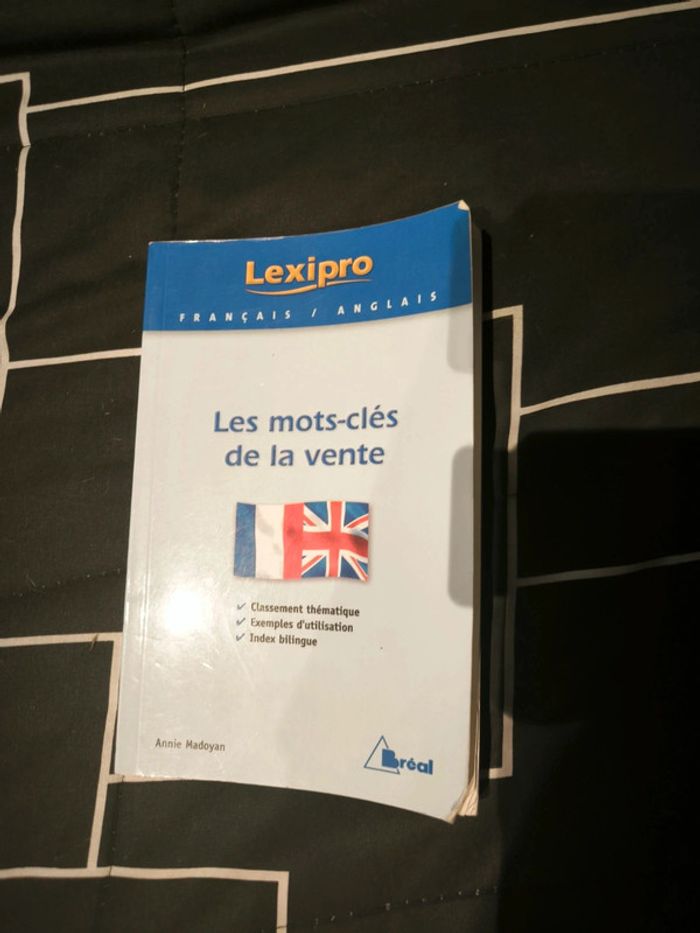 Livre les mots-clés de la vente