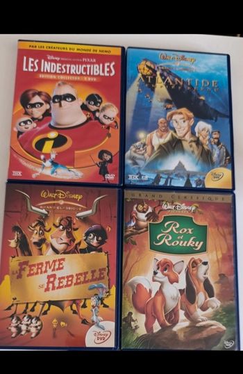 Lot de 4 DVD Walt Disney