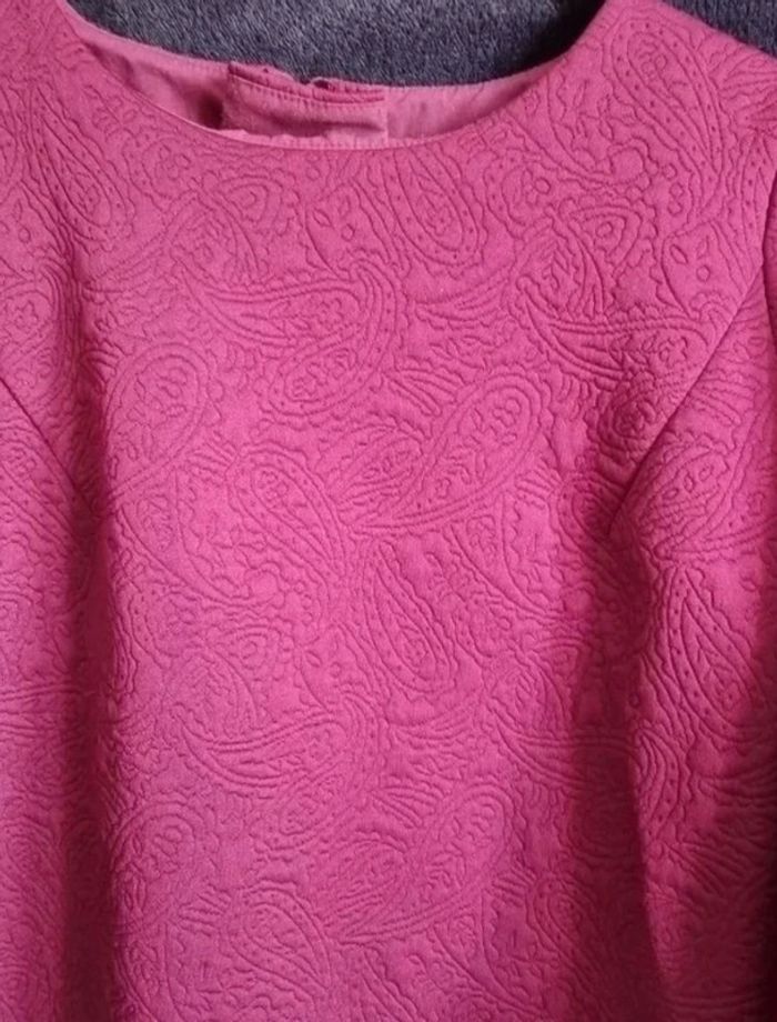 Blouse épaisse bordeaux - photo numéro 2