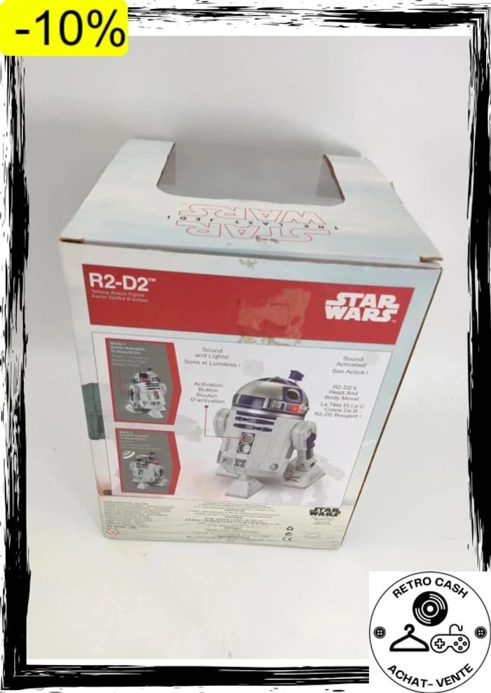 Robot Interactif R2-D2 - Sonore, Lumineux, et Intelligent - Star Wars - photo numéro 3