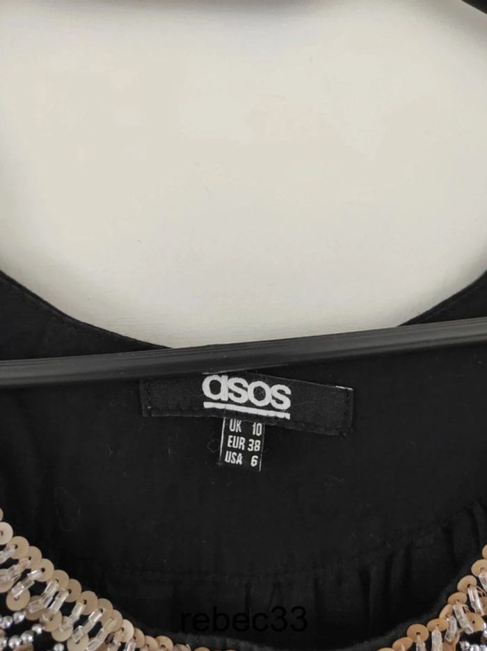 Robe longue Asos noir taille M - photo numéro 4