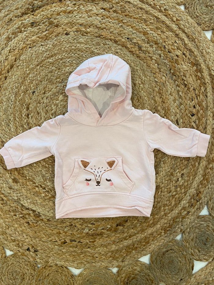 Sweat a capuche bebe fille 3 mois