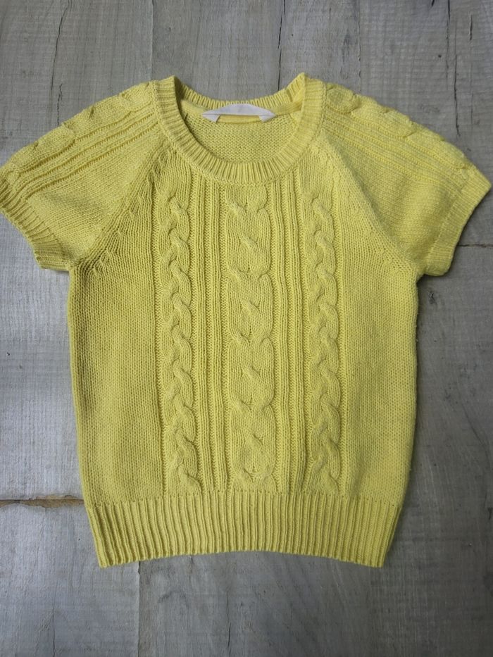 Haut sans manches jaune H&M