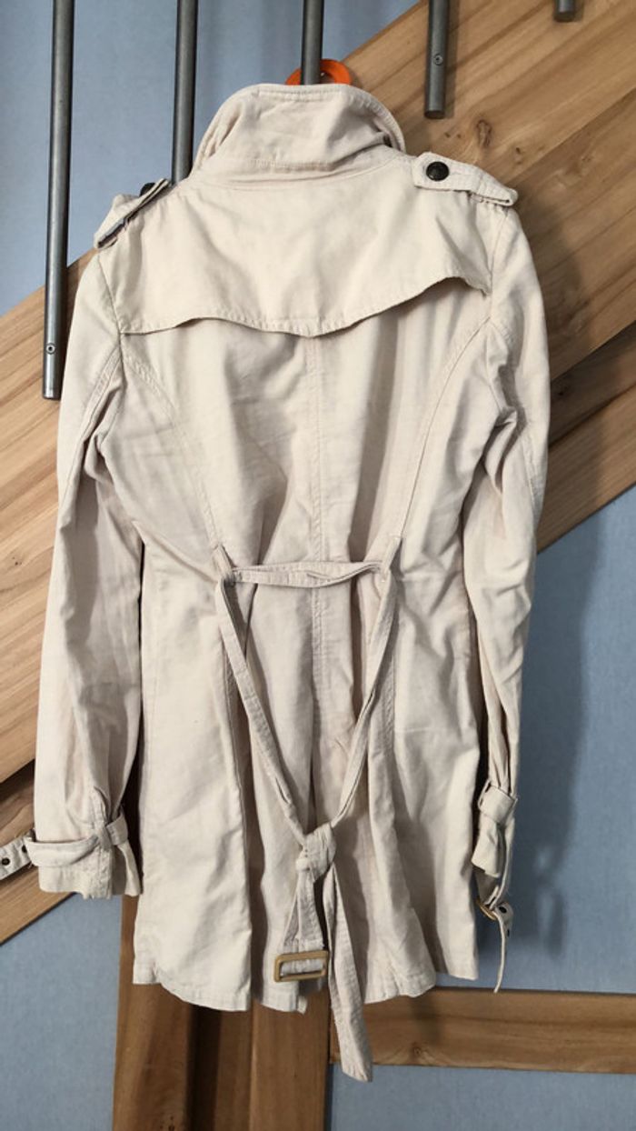 Trench beige fin taille s - photo numéro 5