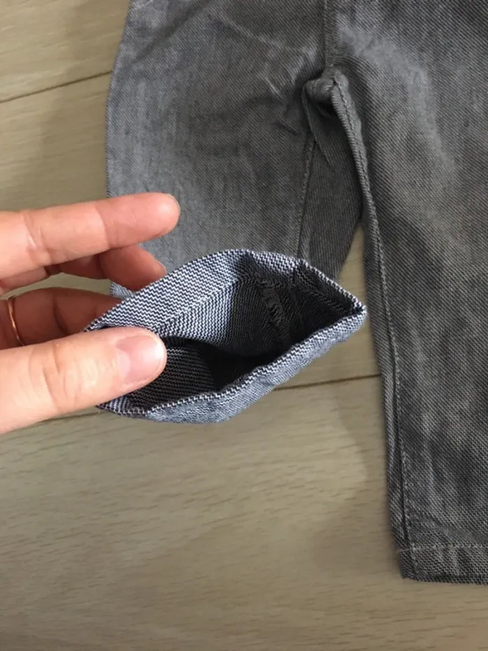 Ensemble pantalon à bretelles + pull 9 mois pat et ripaton - photo numéro 8