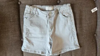 Short jean gris fille 10 ans