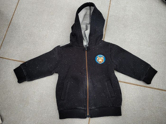 Gilet à capuche 3 pommes T.6-9M - photo numéro 2