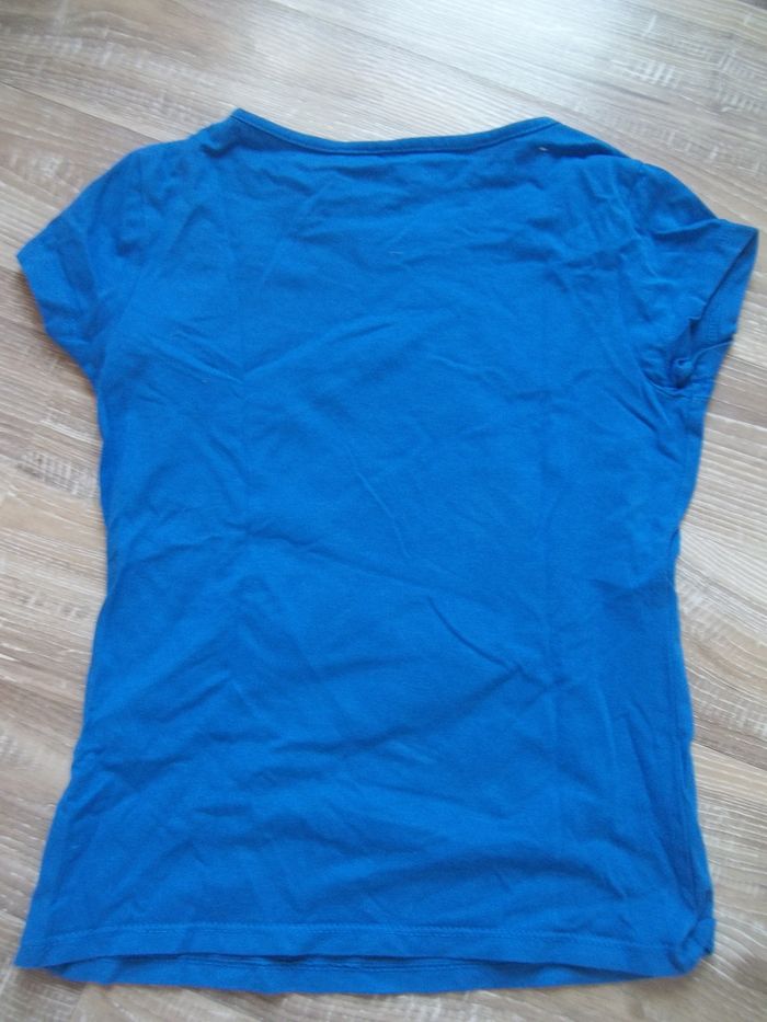 T-shirt bleu glace Tex 7/8 ans - photo numéro 3