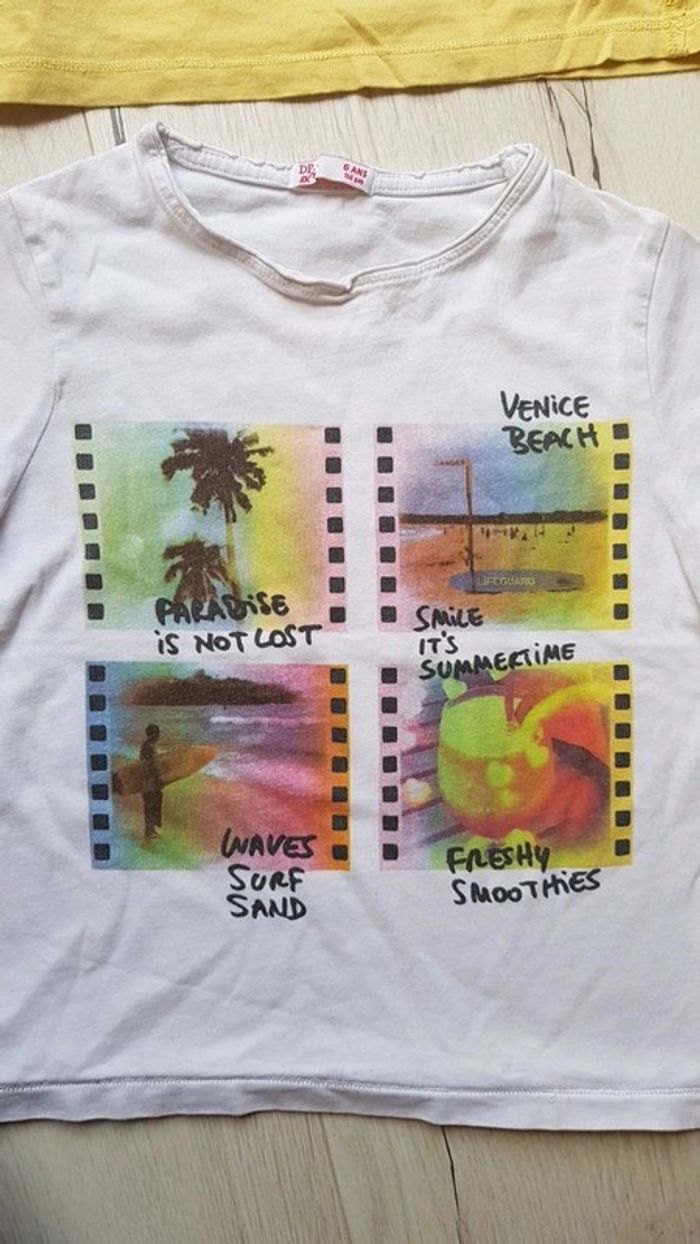 Lot de 5 teeshirts garçon 6ans - photo numéro 5