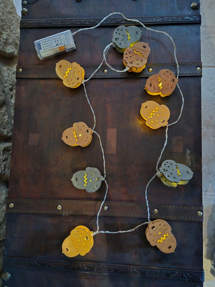 Guirlande lumineuse glands à leds - photo numéro 2