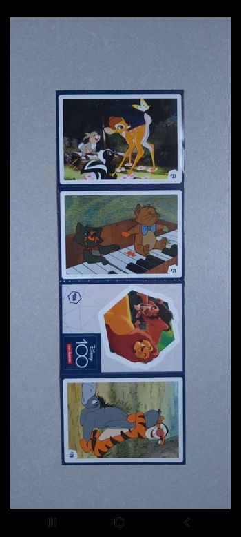 Autocollants Disney 100 ans de magie lot 11