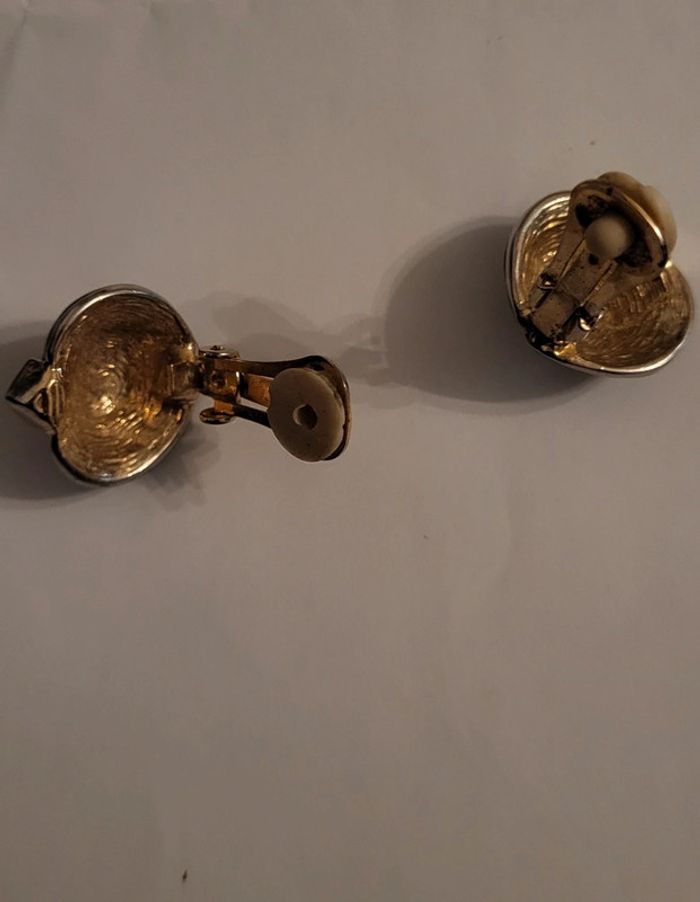 Boucles d'oreilles à clips vintage - photo numéro 4