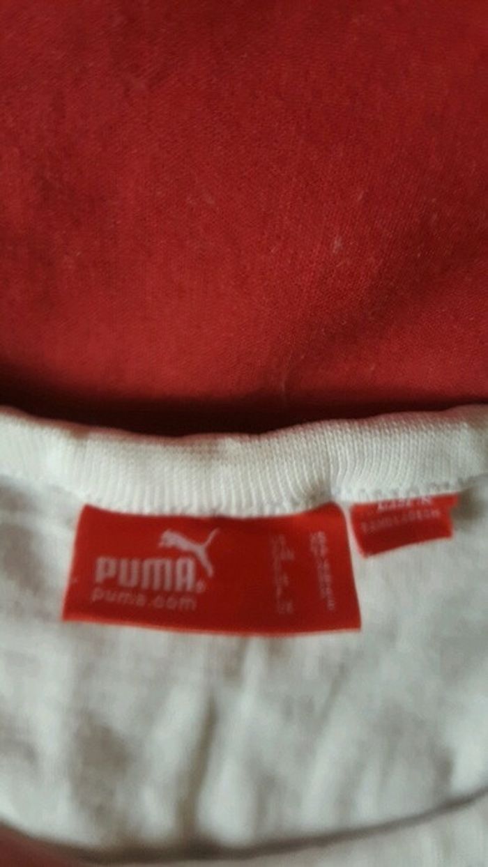 Tshirt puma blanc - photo numéro 2