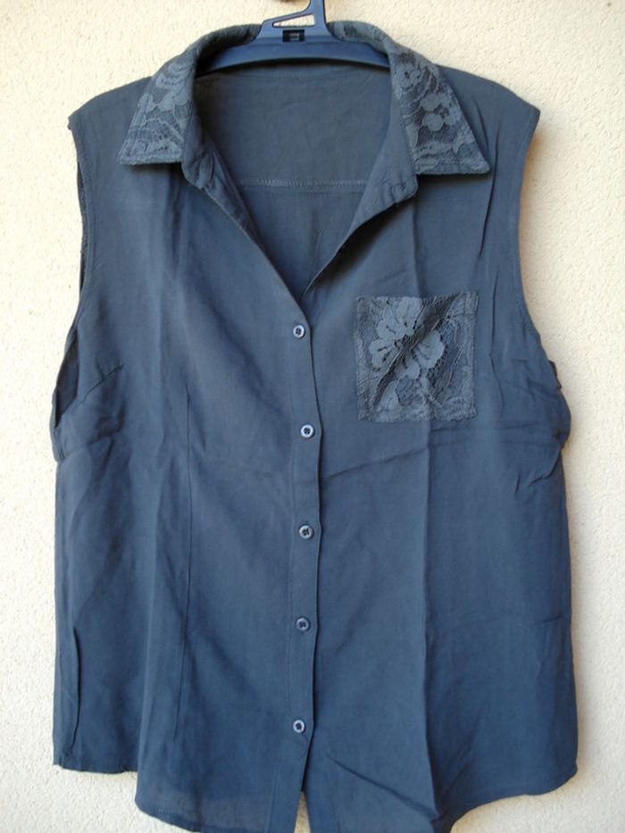 Chemisier sans manche en dentelle Mim - Taille 38/M