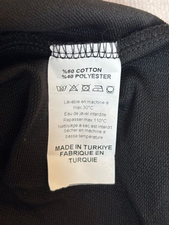 T-shirt Hallstarz Noir Taille M - Édition Limitée - Motifs Blancs Originaux - photo numéro 5