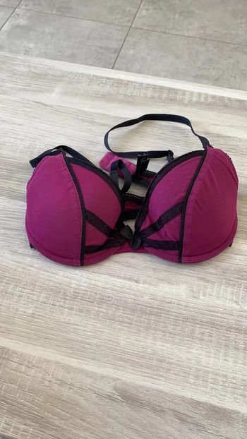 Soutien gorge undiz noir et violet