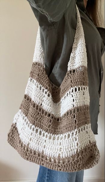 Sac en bandoulière au crochet fait main