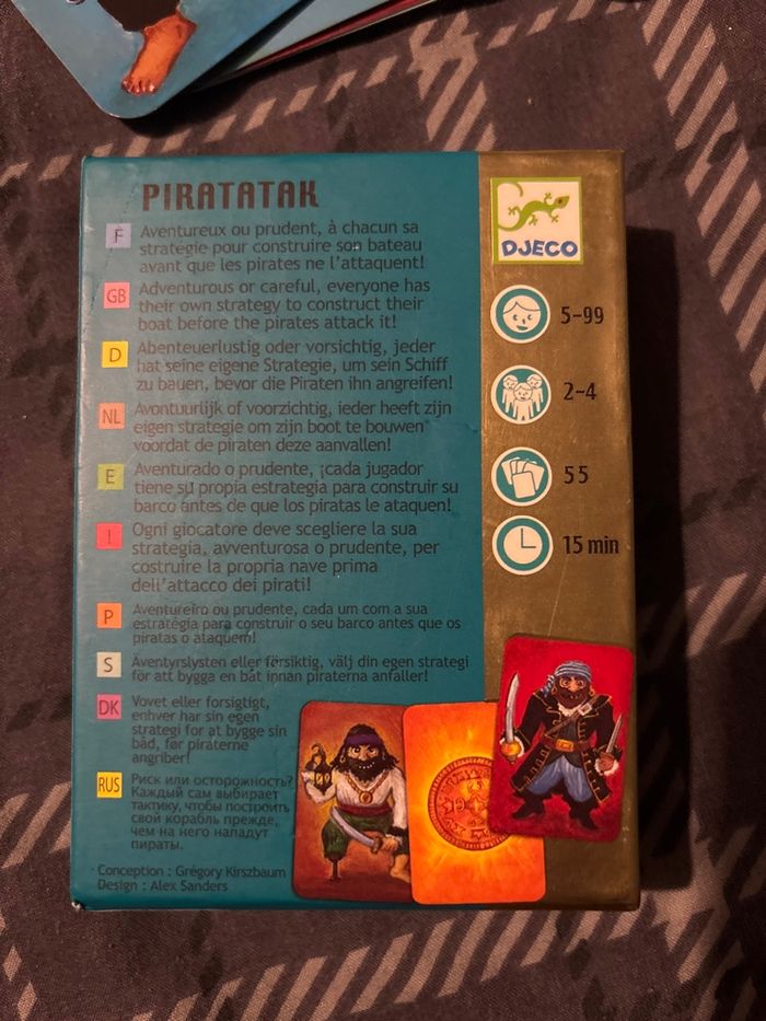 jeu d’aventure et de stratégie PIRATATAK DJECO - photo numéro 2
