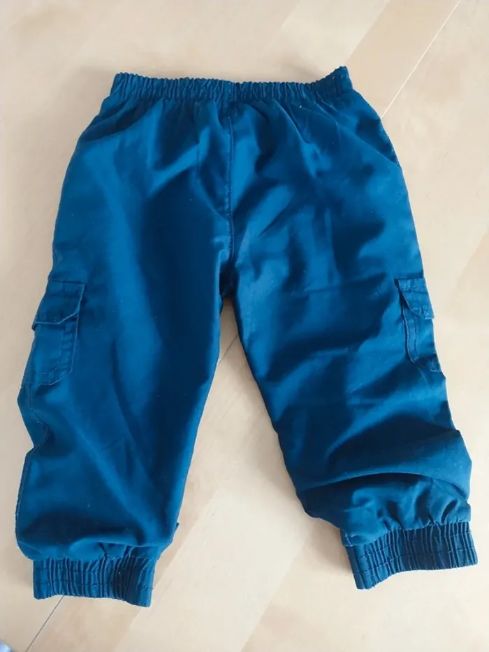 Pantalon Jogging bébé 18 mois bleu marine - photo numéro 3