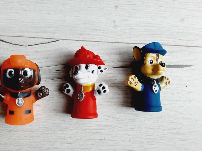 Jeu jouet enfant 5 marionnettes de doigts Pat patrouille Paw patrol - photo numéro 4