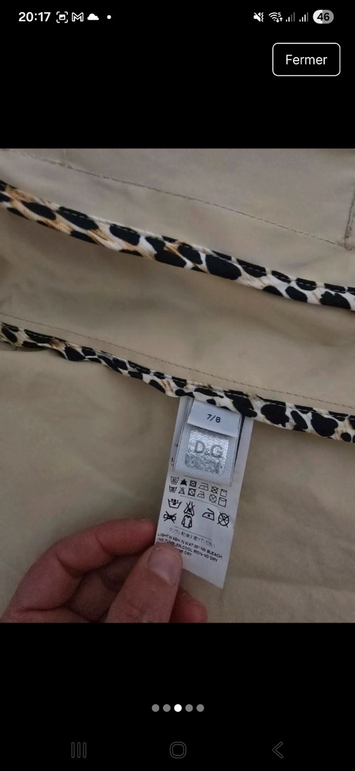 Manteaux fille dolce &gabbana 7ans - photo numéro 3