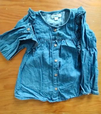 Chemise jean fille 3 ans Verbaudet