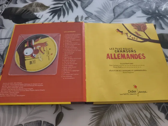 Album avec CD les plus belles chansons allemandes - photo numéro 2