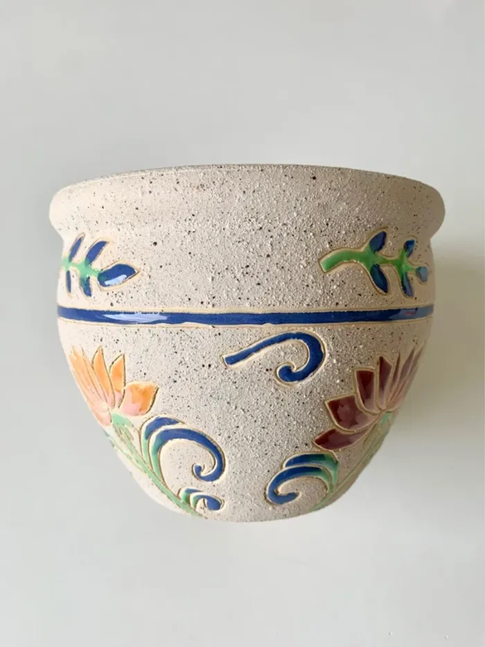 Cache pot de fleurs 🌹en céramique