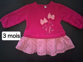 Robe printemps fille 3 mois