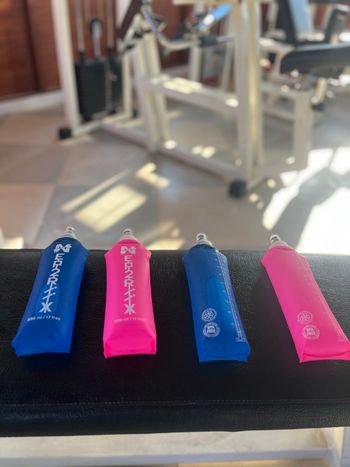 4 Flasques 500ml Trail 2Bleu 2Rose run course