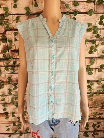 🌸Blouse/Chemisette a carreaux Decathlon Taille 42🌸
