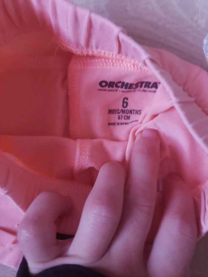 Lot de 2 shorts 🎀 orchestra 6 mois 2€ - photo numéro 5
