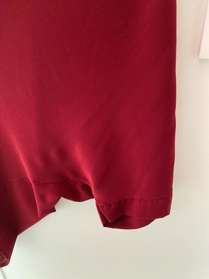 Blouse bordeaux - photo numéro 3