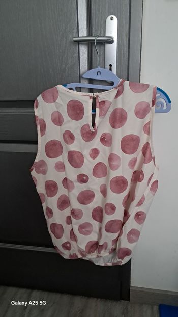 Blouson bicolore rose et blanc