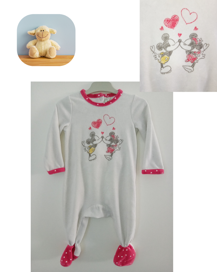 Orchestra Disney Minnie pyjama d'hiver 1 an fille