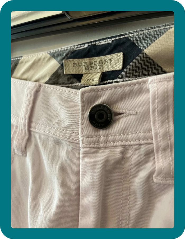 Jean slim regular été rose pale taille 27 - Burberry Brit - photo numéro 3