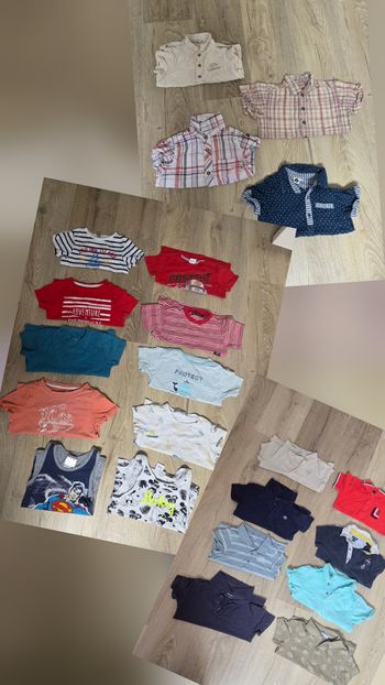 Lot manche courte 3 ans 