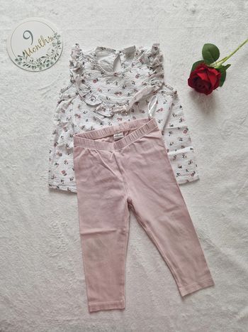 Ensemble blouse à volants et legging
