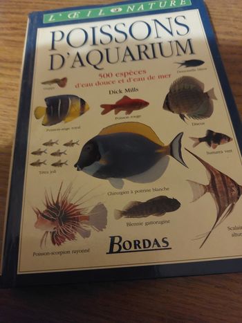 Livre de  poissons d'aquarium 