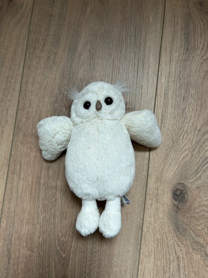 Chouette hiboux blanc jellycat